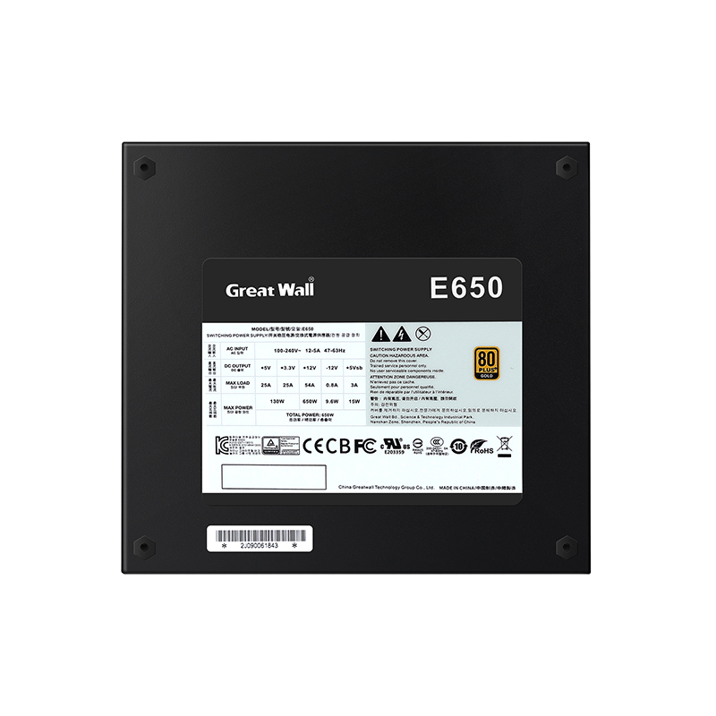 Great Wall   E650 80plus Gold Modular  PSU 